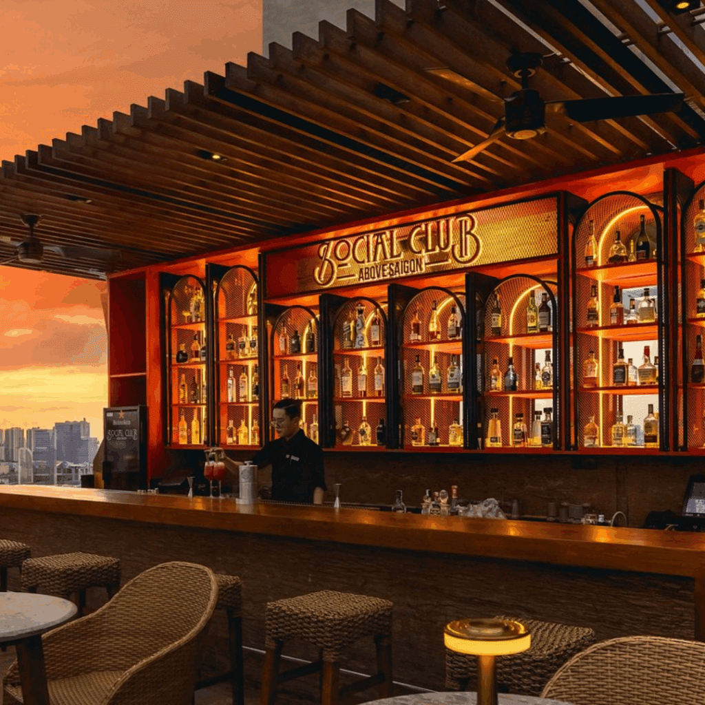 Social Club Rooftop Bar- Saigon Ho Chi Minh City HCMC Vietnam